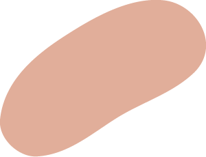 A solid, light brown, irregular oval shape with smooth edges on a white background.